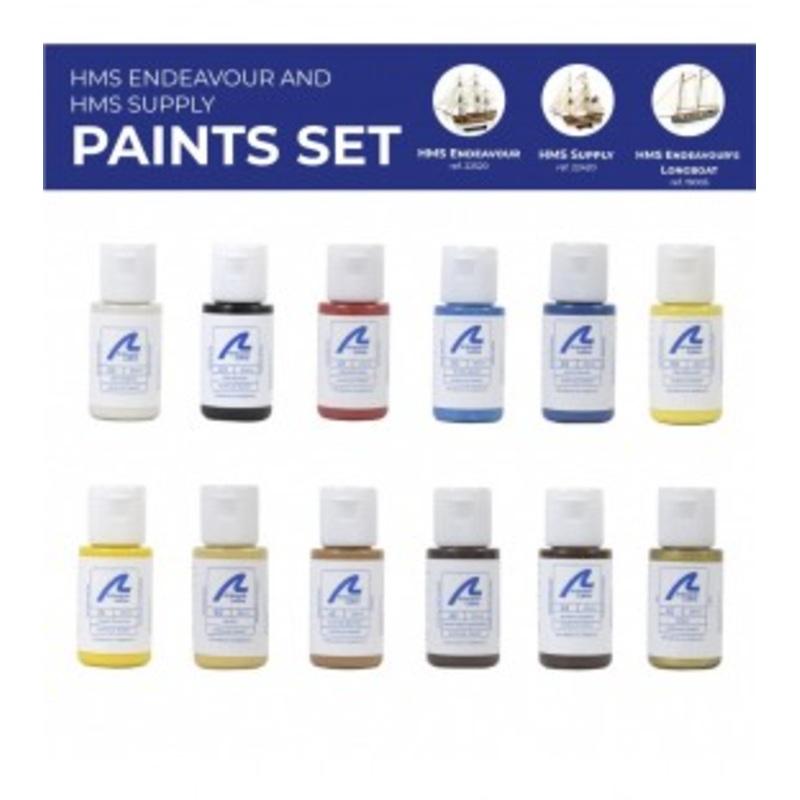 Paint Set for Ship Model: HMS Endeavor #22520