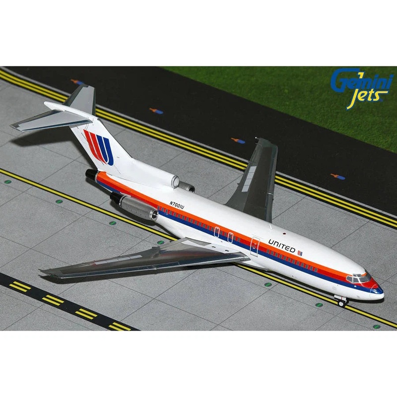 1/200 United Airlines B727-100 N7001U