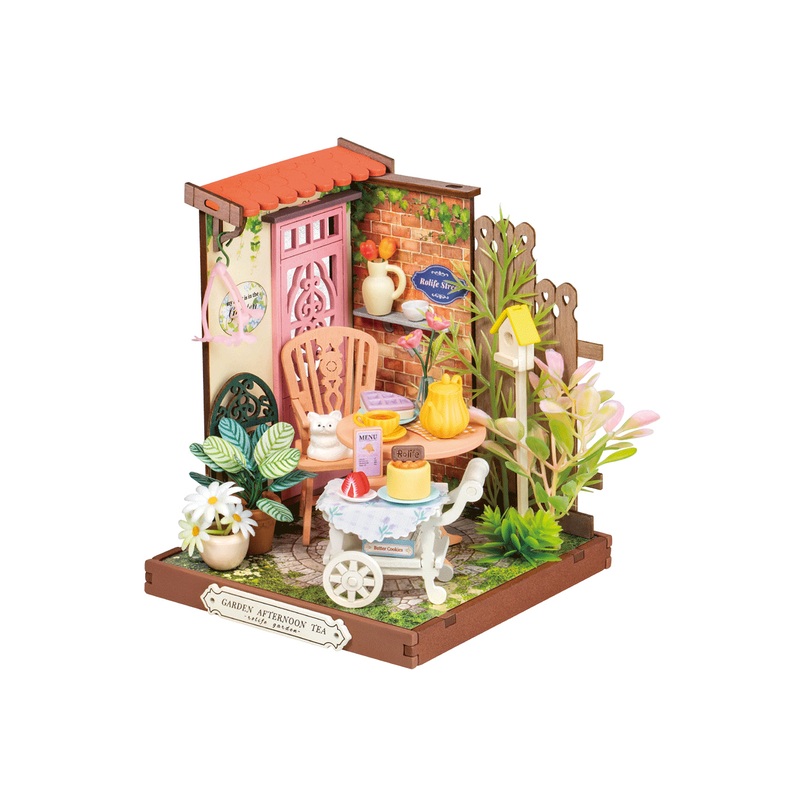 DIY Mini House Fancy Tea Yard