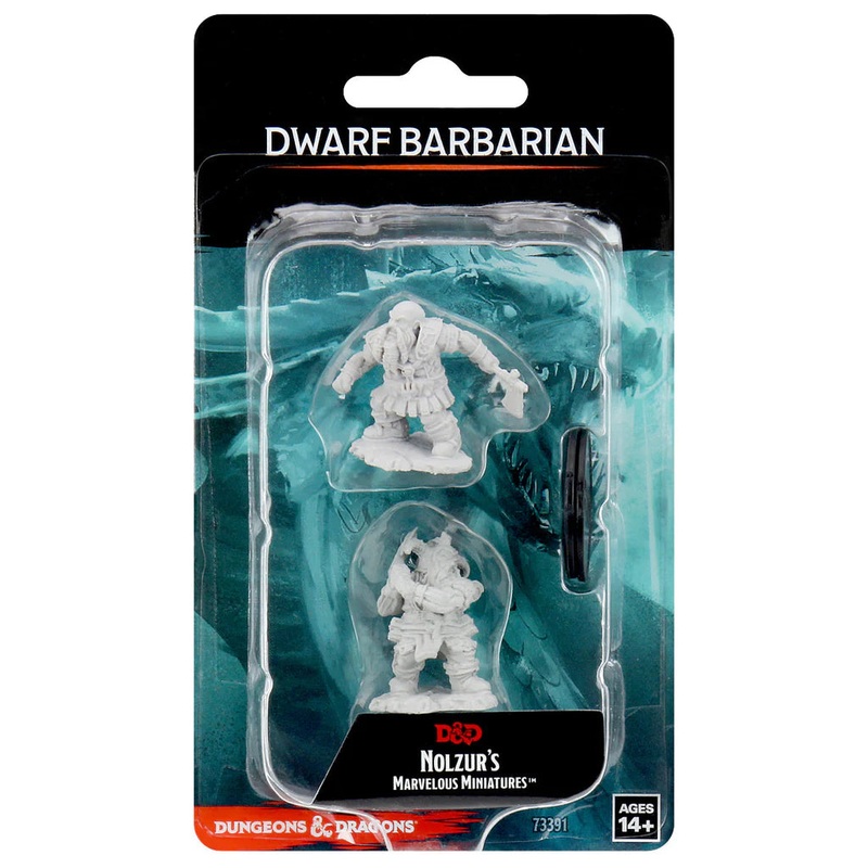 D&D Nolzur’s Marvelous Unpainted Miniatures: Male Dwarf Barbarian