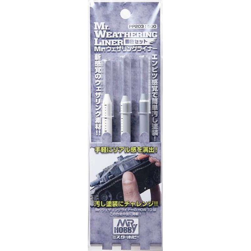 Mr Weathering Liner Snow Set