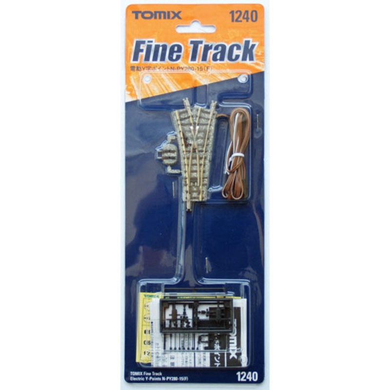 N Electric Turnout Track Wye 5-1/2″ 140mm Radius 30