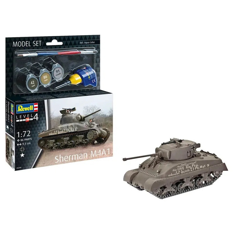 1/72 Sherman M4A1 Model Set