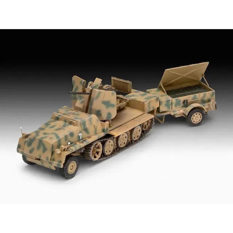 1/72 sWS with Flak43 and Sd.Ah58 Ammo Trailer Model Set
