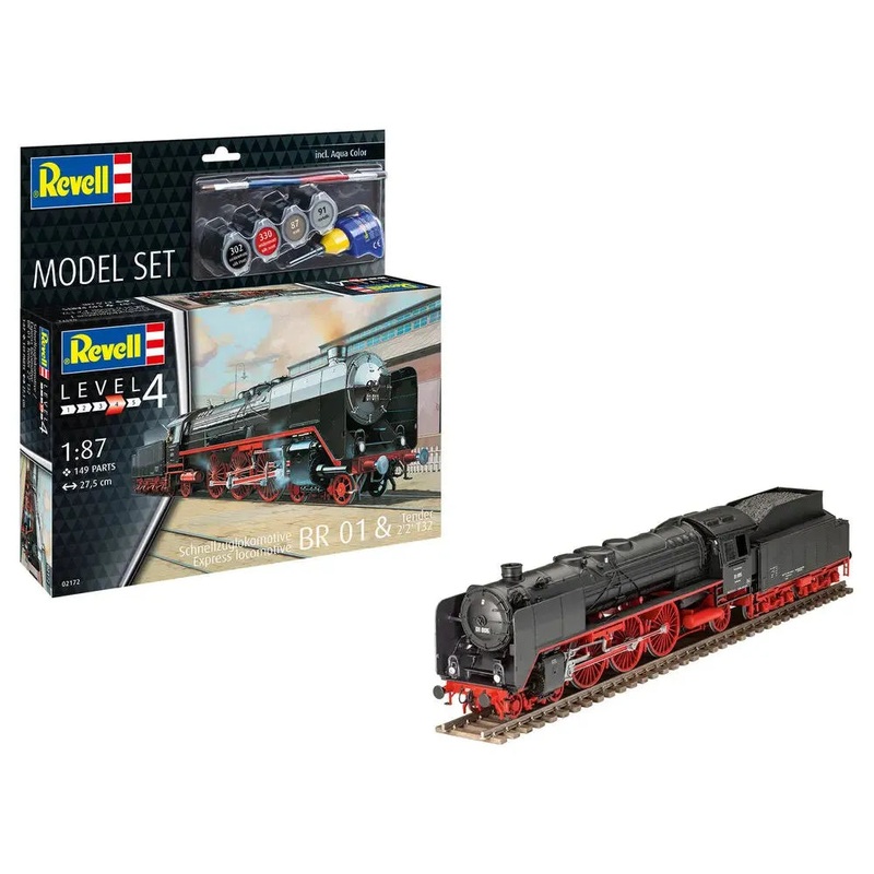 1/87 Schnellzuglokomotive BR01 & Tender 22T32 Model Set