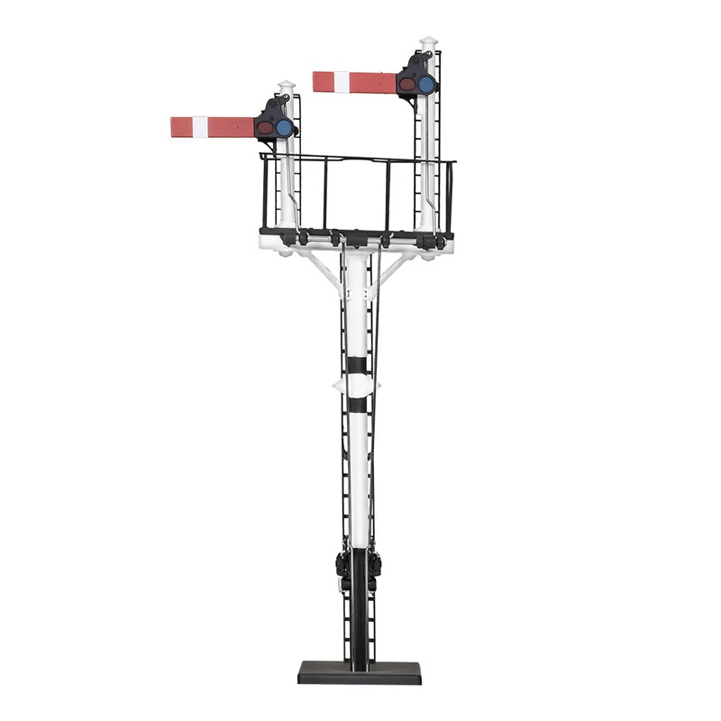 OO Junctn Signal LMS with Two Arms Shorter Post to LT