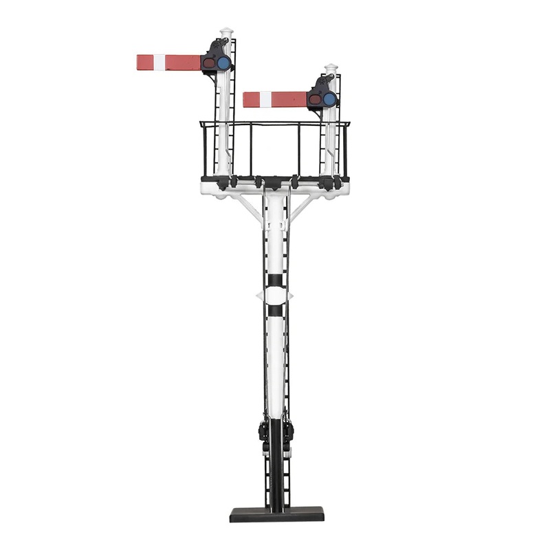 OO Junctn Signal LMS with Two Arms Shorter Post to RT