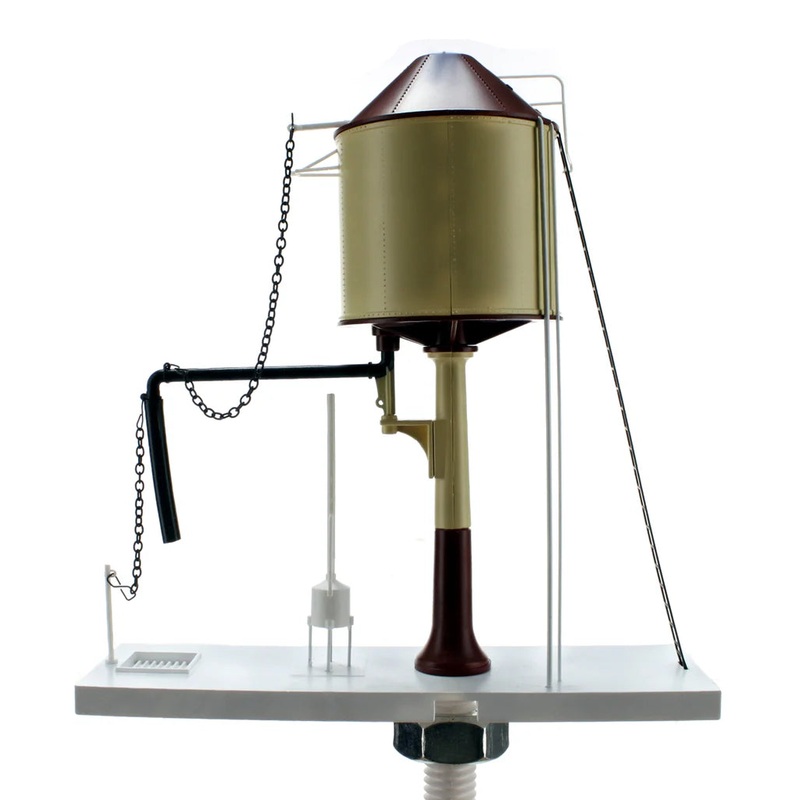 OO Water Tower Chocolate & Cream Conical Motorised