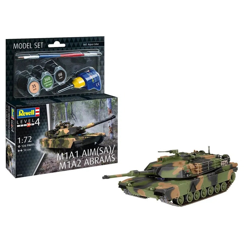 1/72 M1A1 AIM(SA)/ M1A2 Abrams Model Set