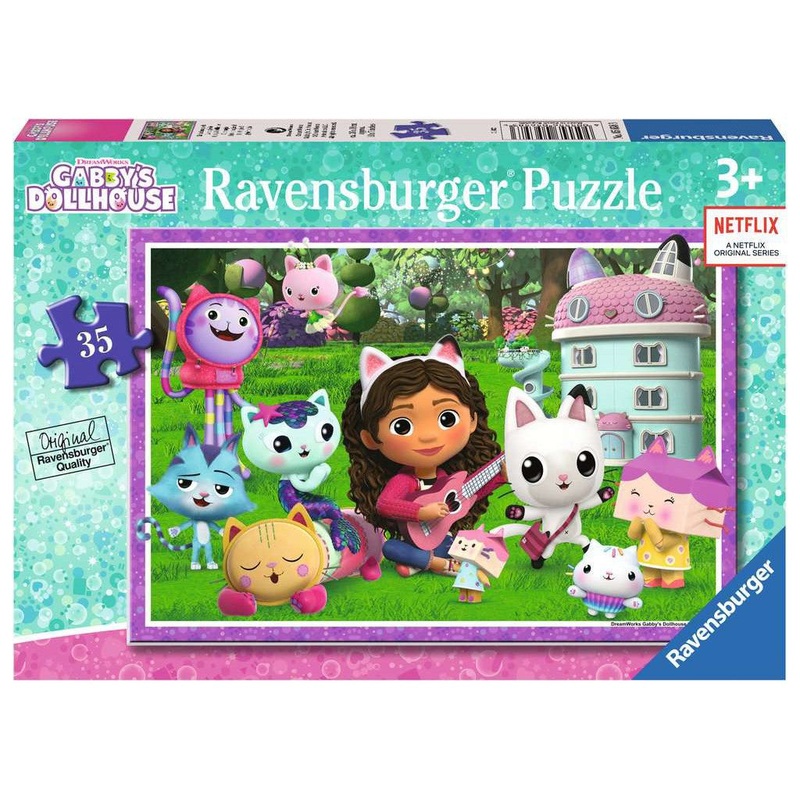 35pc Gabby’s Dollhouse Jigsaw Puzzle