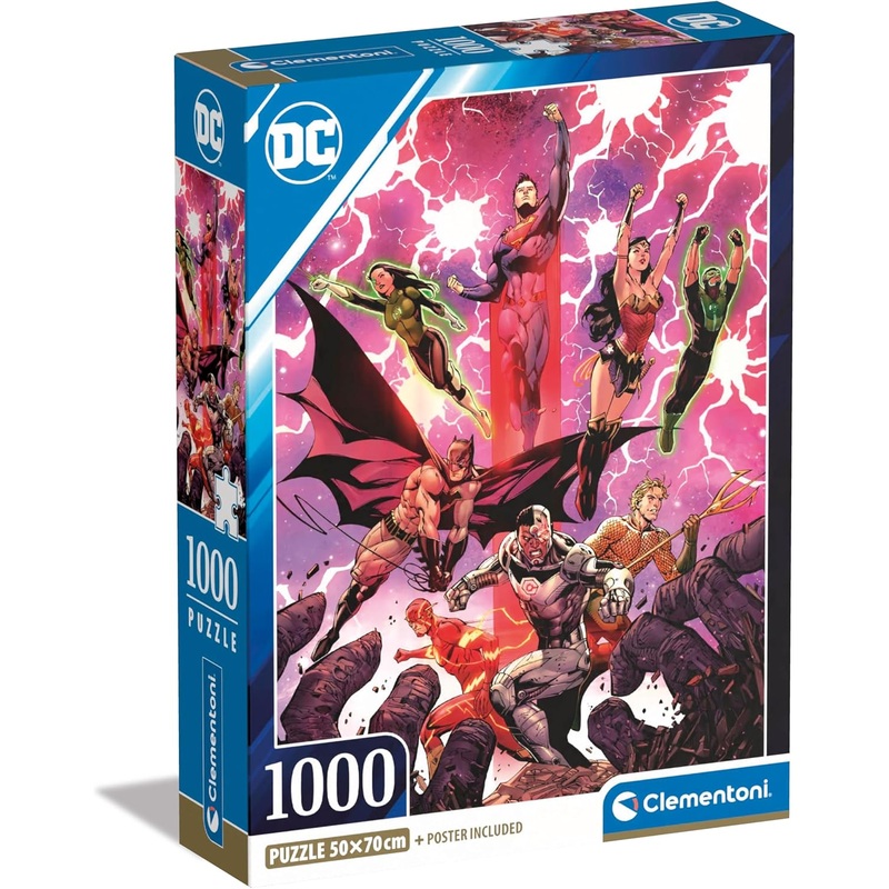 1000pc DC Comics Compact Box Puzzle #2