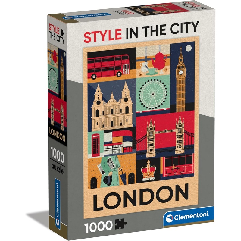 1000pc Style In The City – London Jigsaw Puzzle