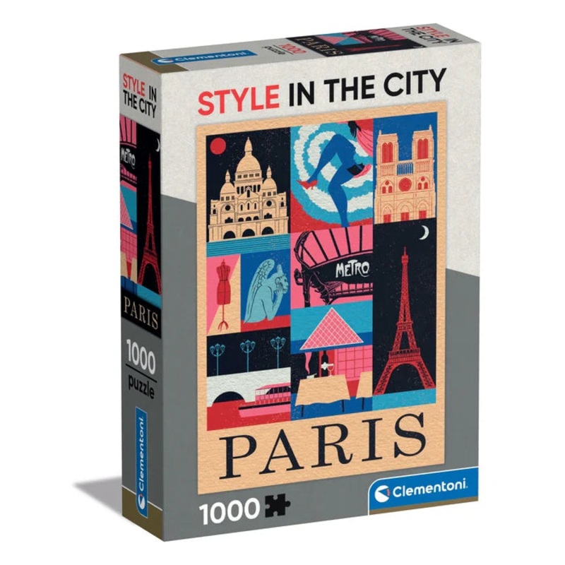 1000pc Style In The City – Paris Jigsaw Puzzle