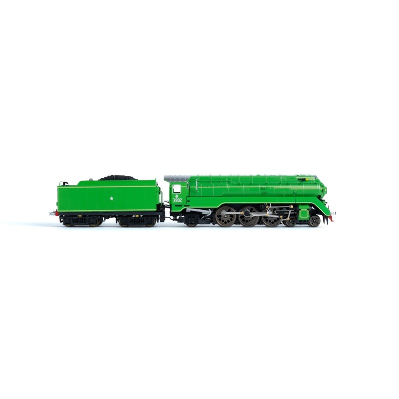 N Scale C38 Class Loco NSWGR 3802 Streamliner Green