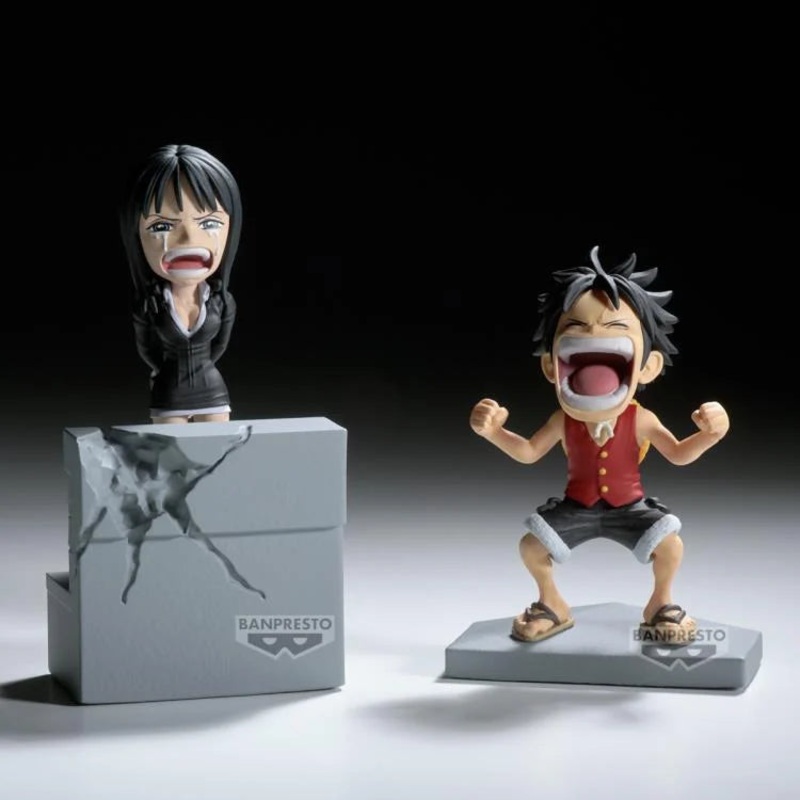 One Piece World Collectable Figure Log Stories-Monkey.D.Luffy & Nico Robin-