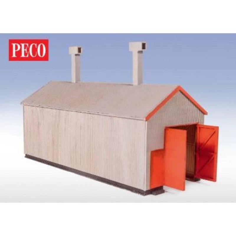 OO/HO Corrugated Iron Engine Shed  Laser Cut Kit