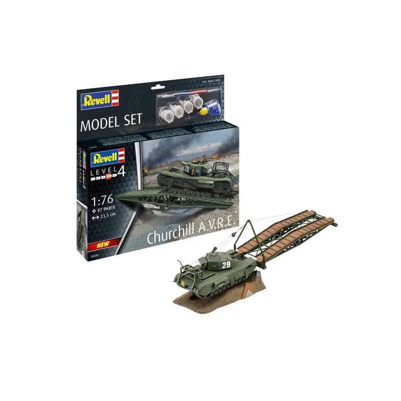 1/76 Model Set Churchill A.V.R.E.