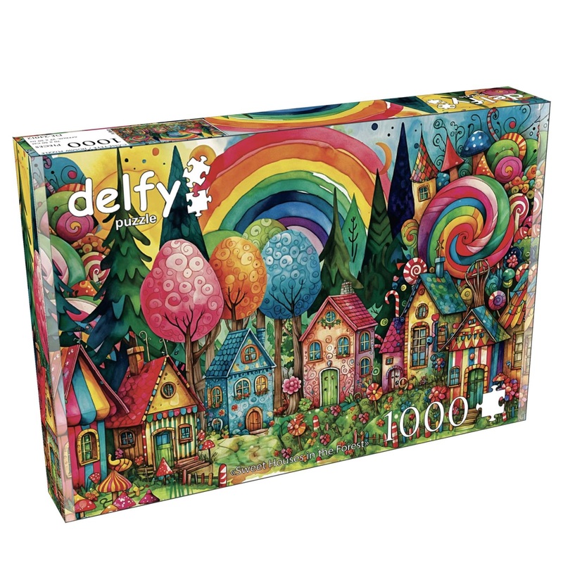 1000pc Sweet Houses In The Forest Puzzle