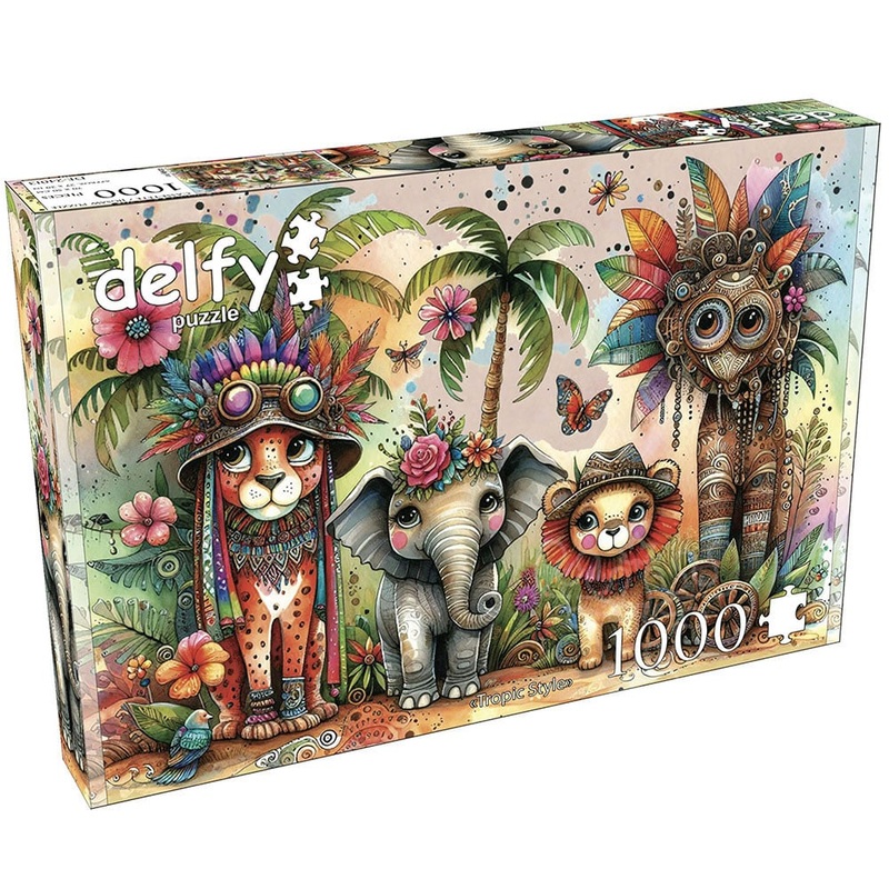 1000pc Tropic Style Puzzle