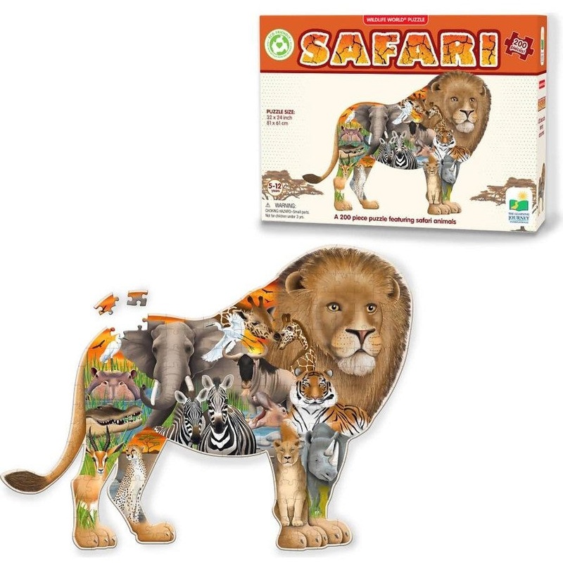 200pc Wildlife World – Safari Puzzle