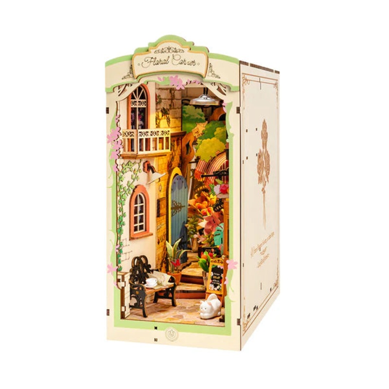 DIY Bookends Kit Floral Corner