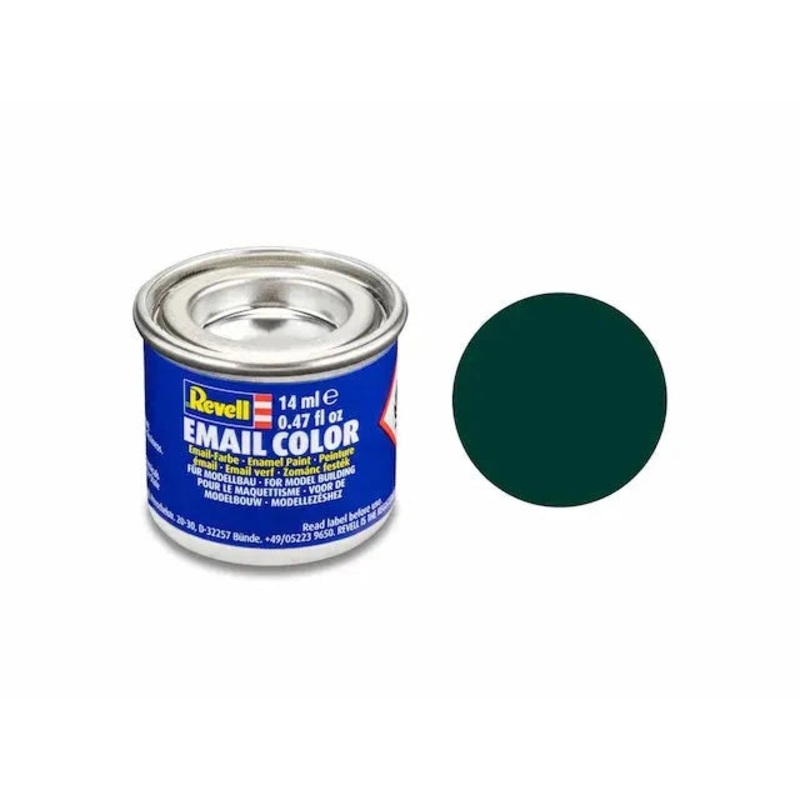 Enamel Email Color Paint – Black-Green Matte