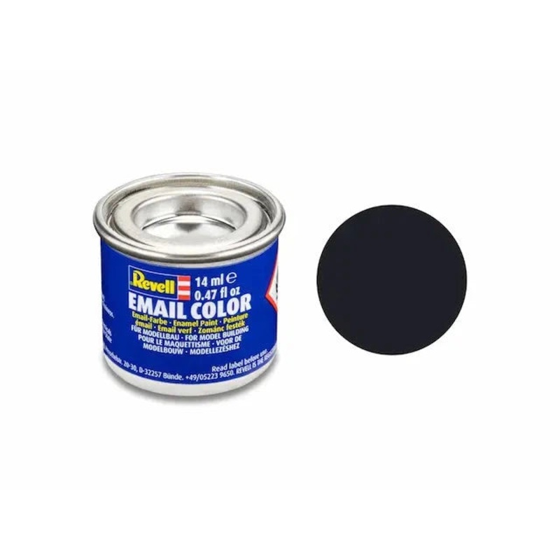Enamel Email Color Paint – Black Matte