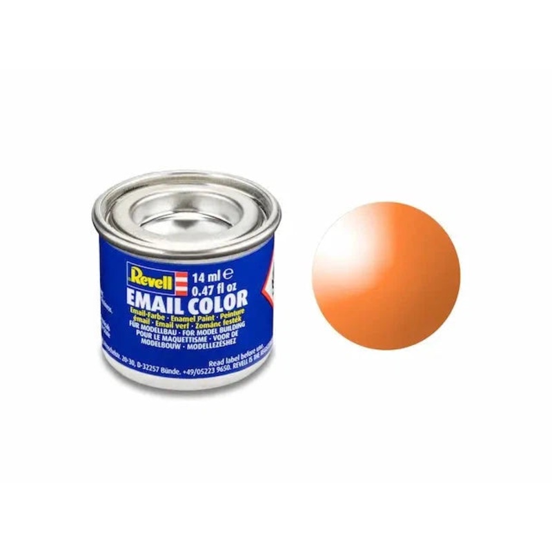 Enamel Email Color Paint – Clear Orange