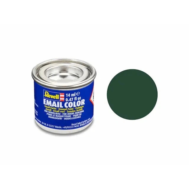 Enamel Email Color Paint – Dark Green Matte RAF