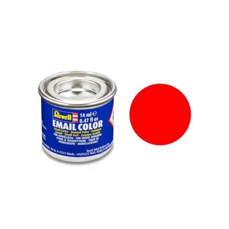 Enamel Email Color Paint – Luminous Orange Matte