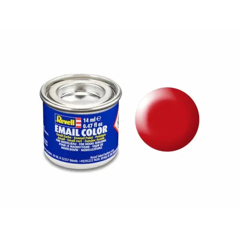 Enamel Email Color Paint – Luminous Red Silk