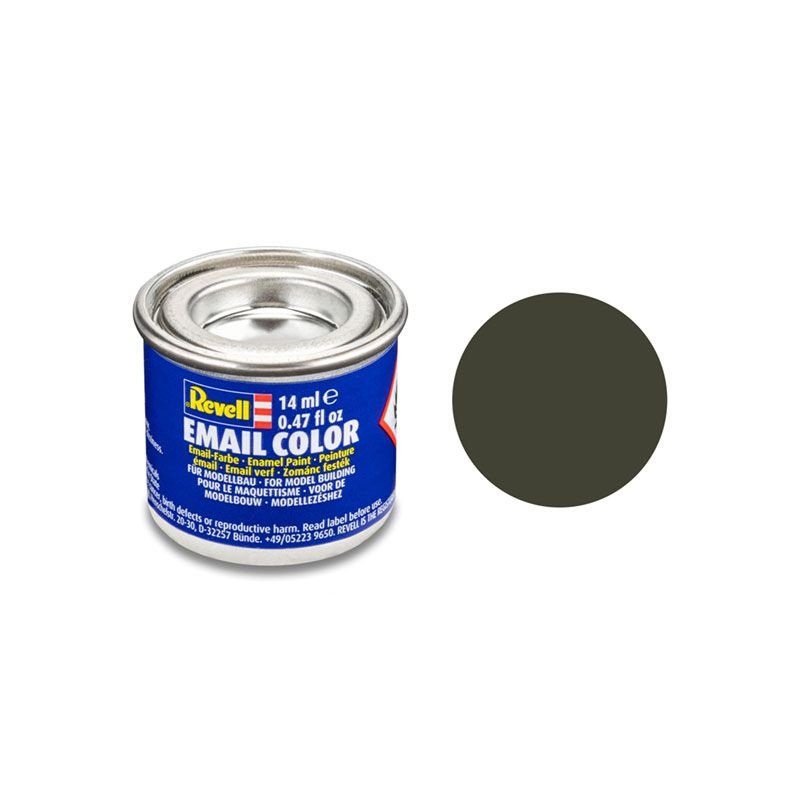 Enamel Email Color Paint – Olive Yellow Matte