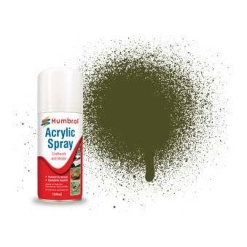 Spray Acrylic No 155 Olive Drab Matt