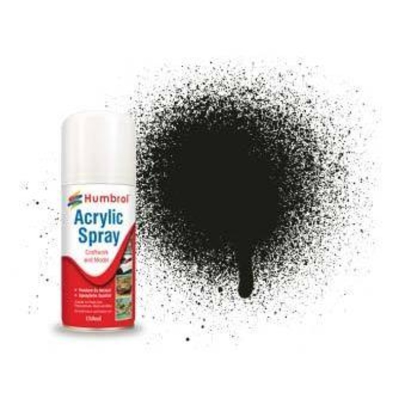Spray Acrylic No 163 Dark Green Satin
