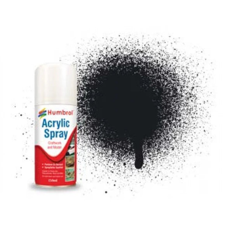 Spray Acrylic No 21 Black Gloss