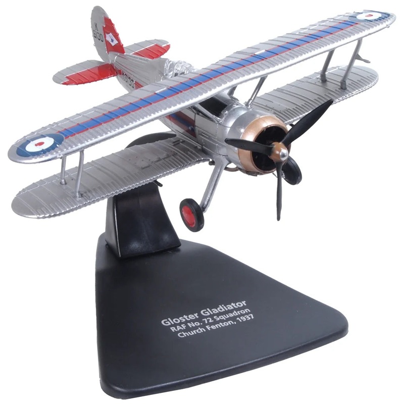 1/72 Gloster Gladiator RAF No.72 SQN.Church Fenton 1973