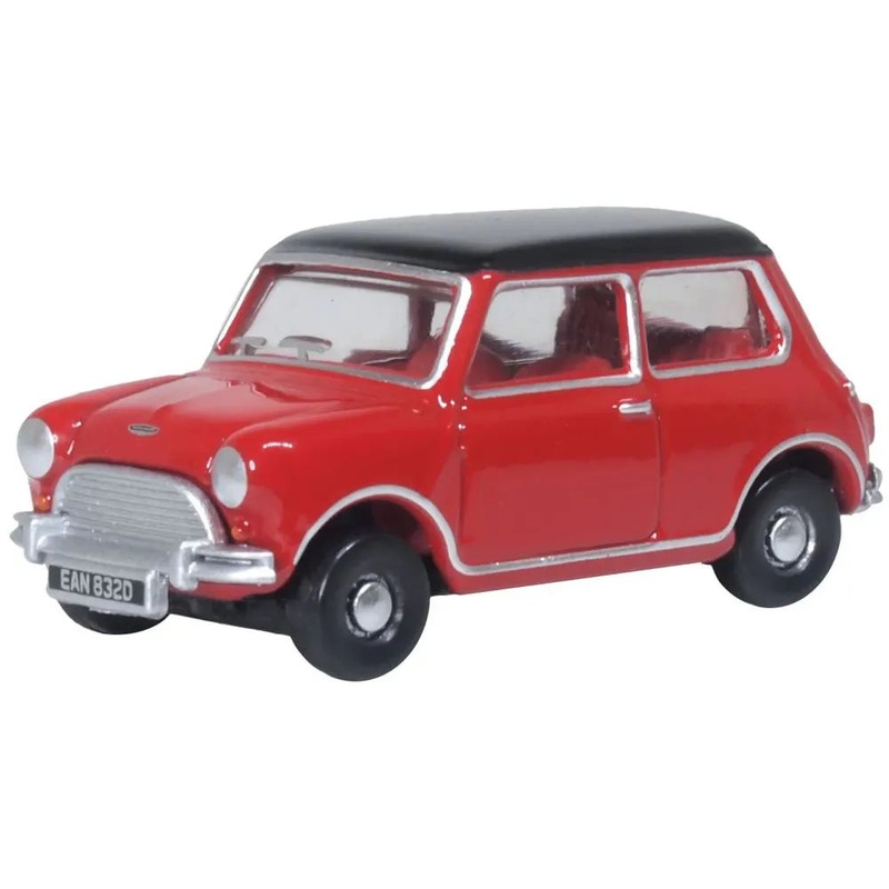 1/76 Austin Cooper Mini – Tartan Red/Black