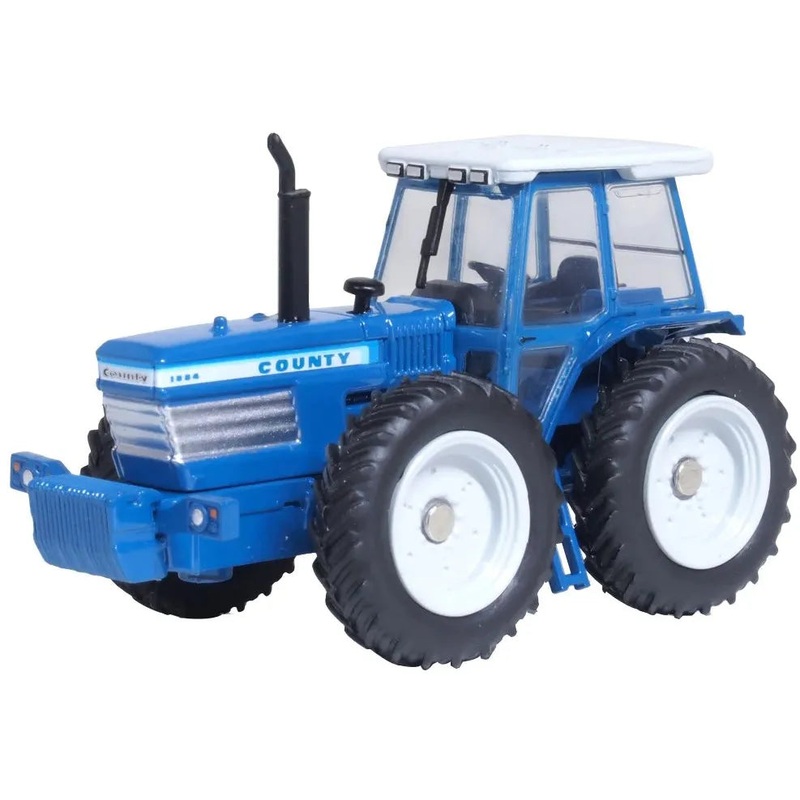 1/76 Ford County Tractor -Blue