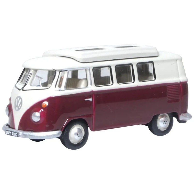 1/76 VW T1 Camper – Titan Red/Beige Grey