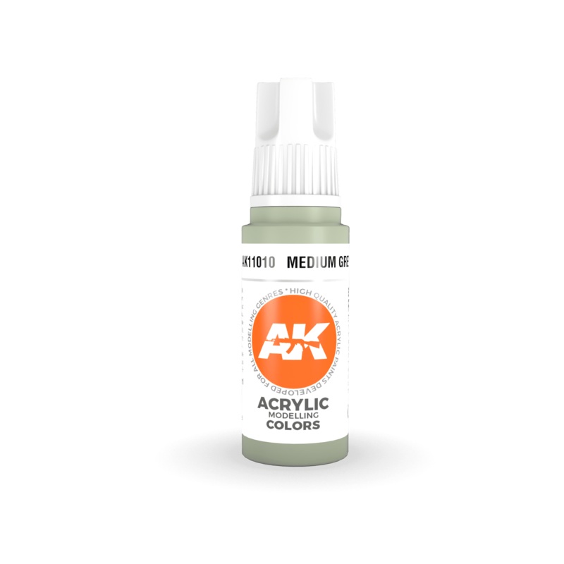3 Gen Acrylics – Medium Grey 17ml