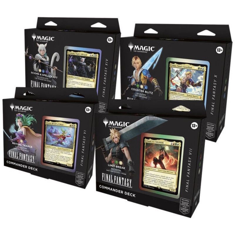 Magic the Gathering Final Fantasy Commander Decks 1pc