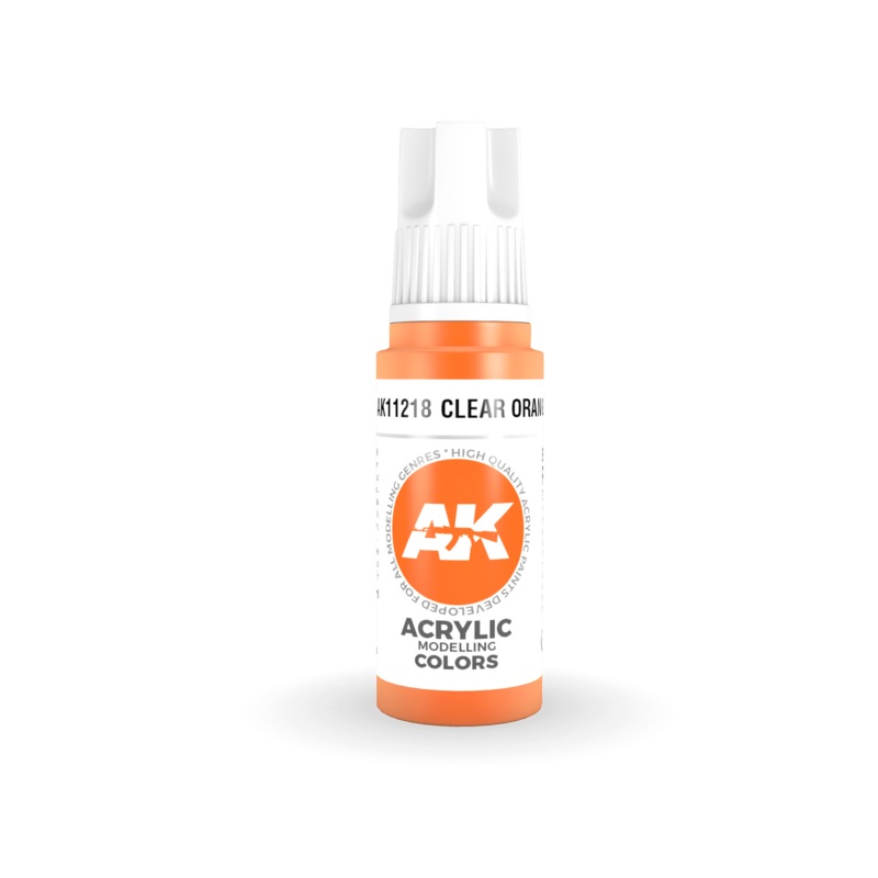 3 Gen Acrylics – Clear Orange 17ml