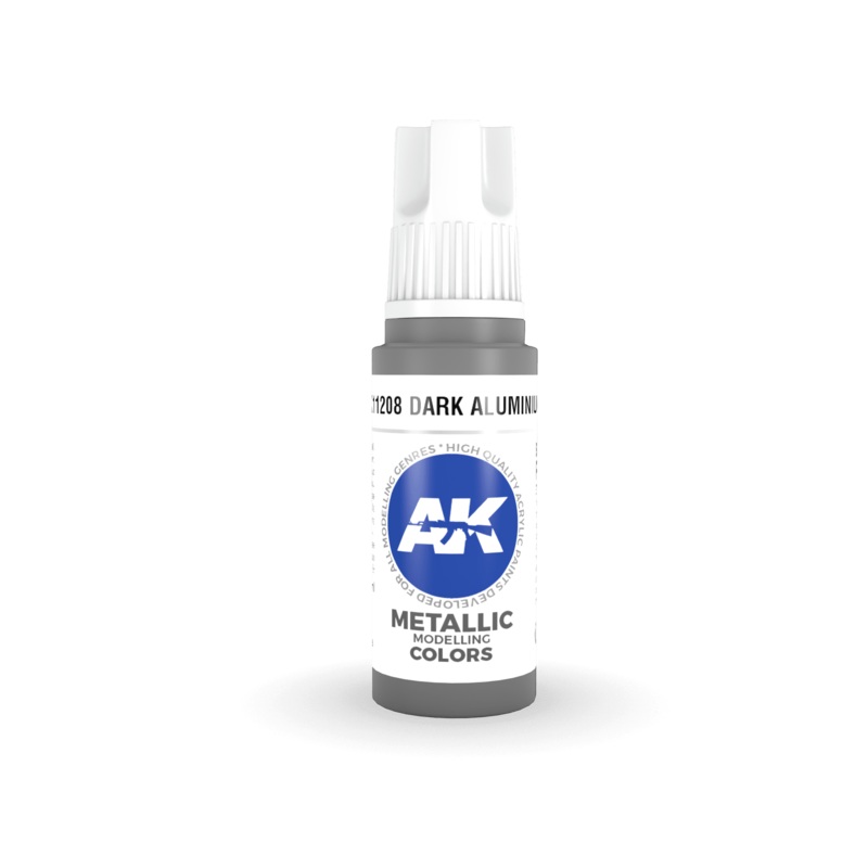 3 Gen Acrylics – Dark Aluminium 17ml