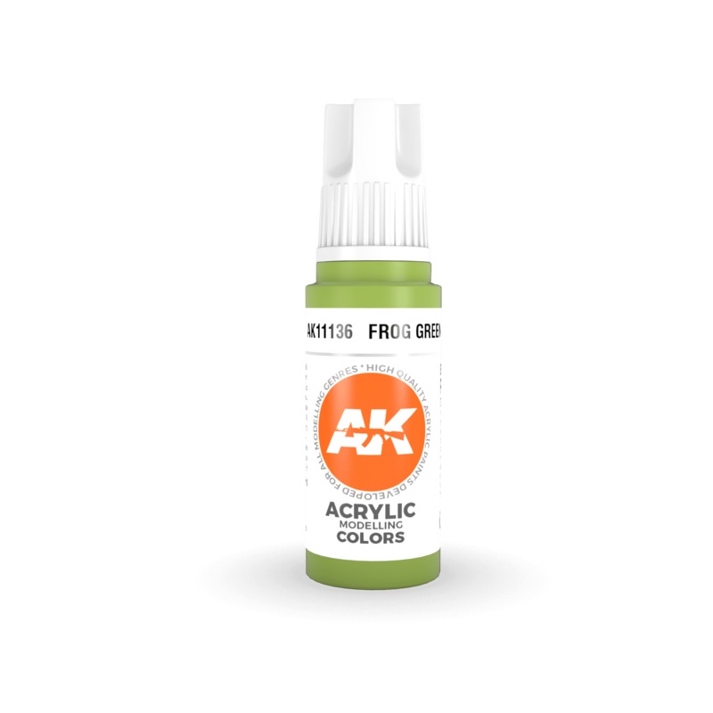 3 Gen Acrylics – Frog Green 17ml