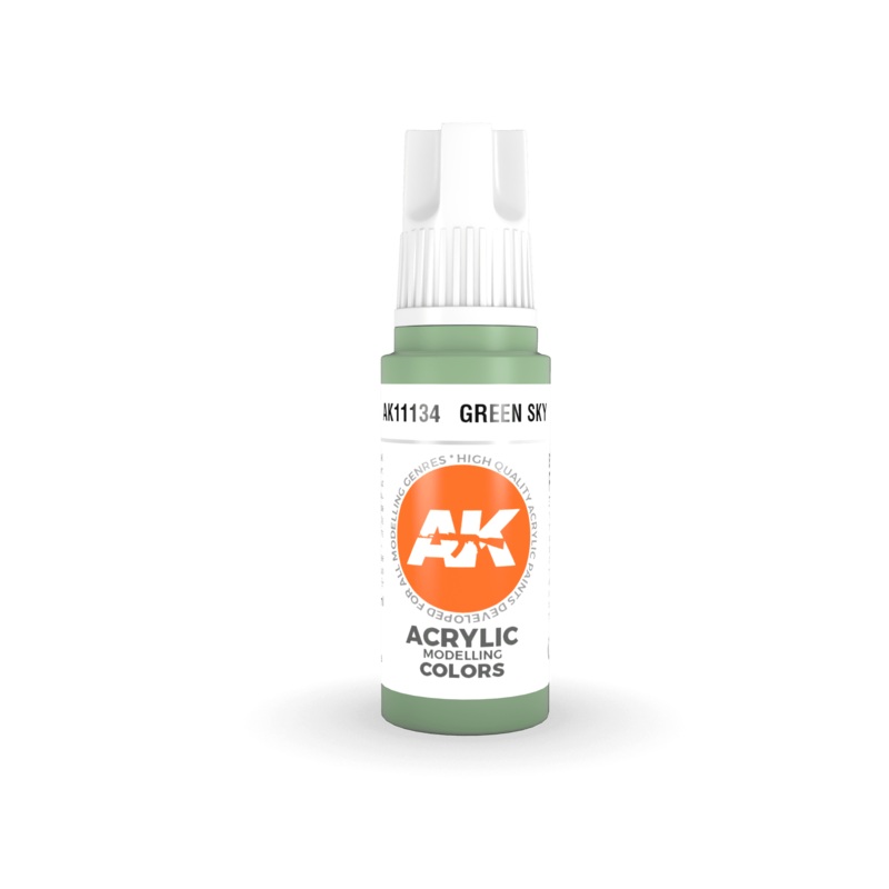 3 Gen Acrylics – Green Sky 17ml