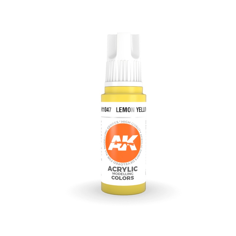 3 Gen Acrylics – Lemon Yellow 17ml