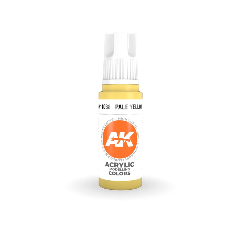 3 Gen Acrylics – Pale Yellow 17ml