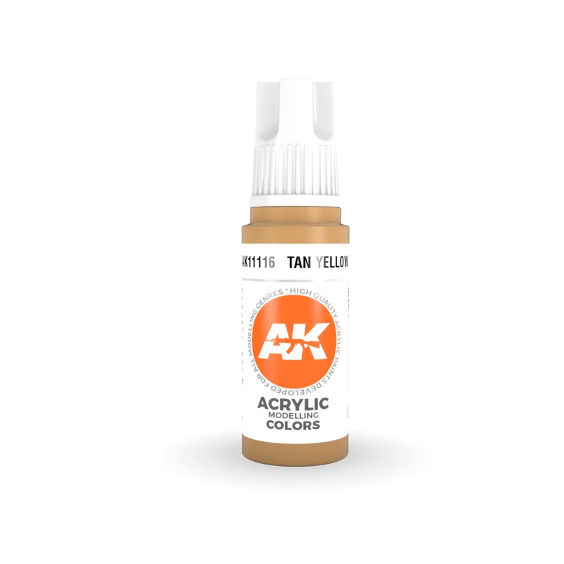 3 Gen Acrylics – Tan Yellow 17ml