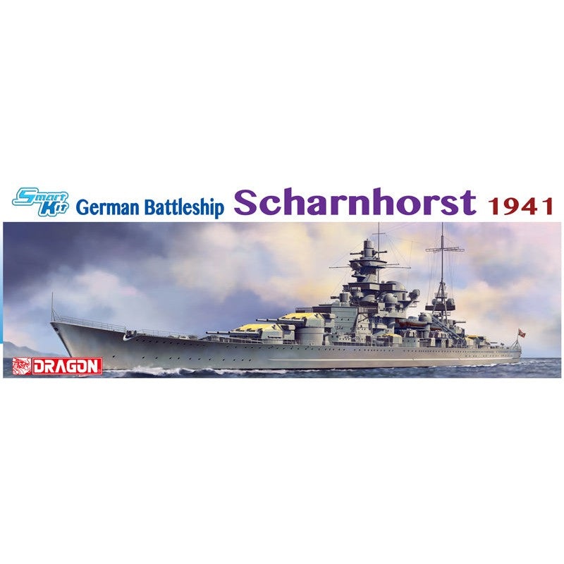 1/350 German Battleship Scharnhorst 1941 Smart Kit