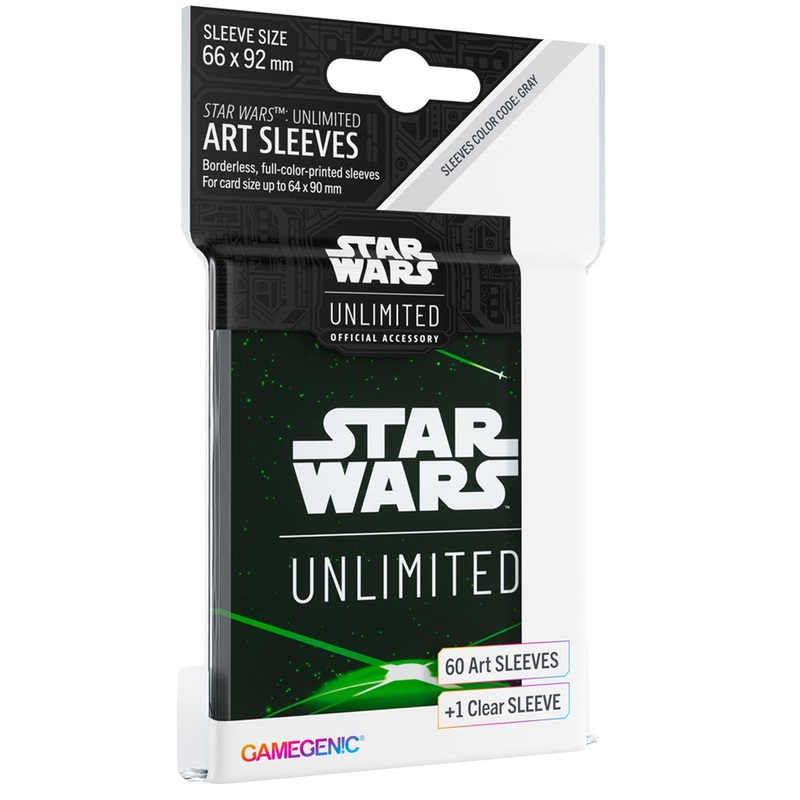 Star Wars Unlimited Art Sleeves – Card Back Green
